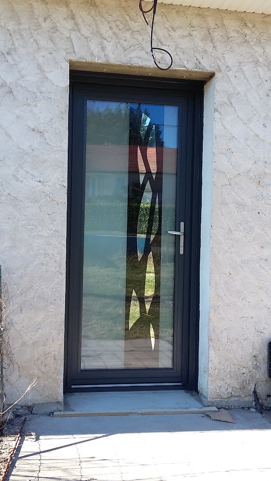 Porte entrée Crystalin Le goupil