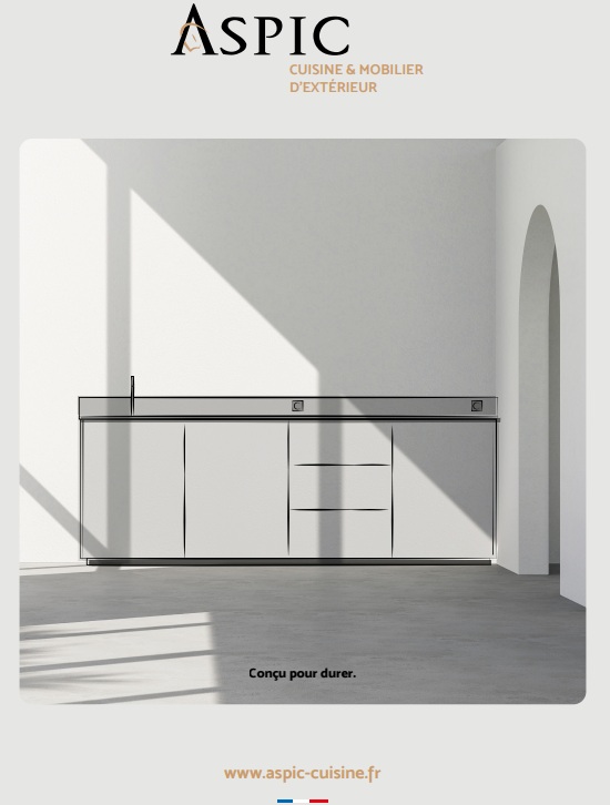 Cuisine et mobilier d'extérieur sur mesure, made in France