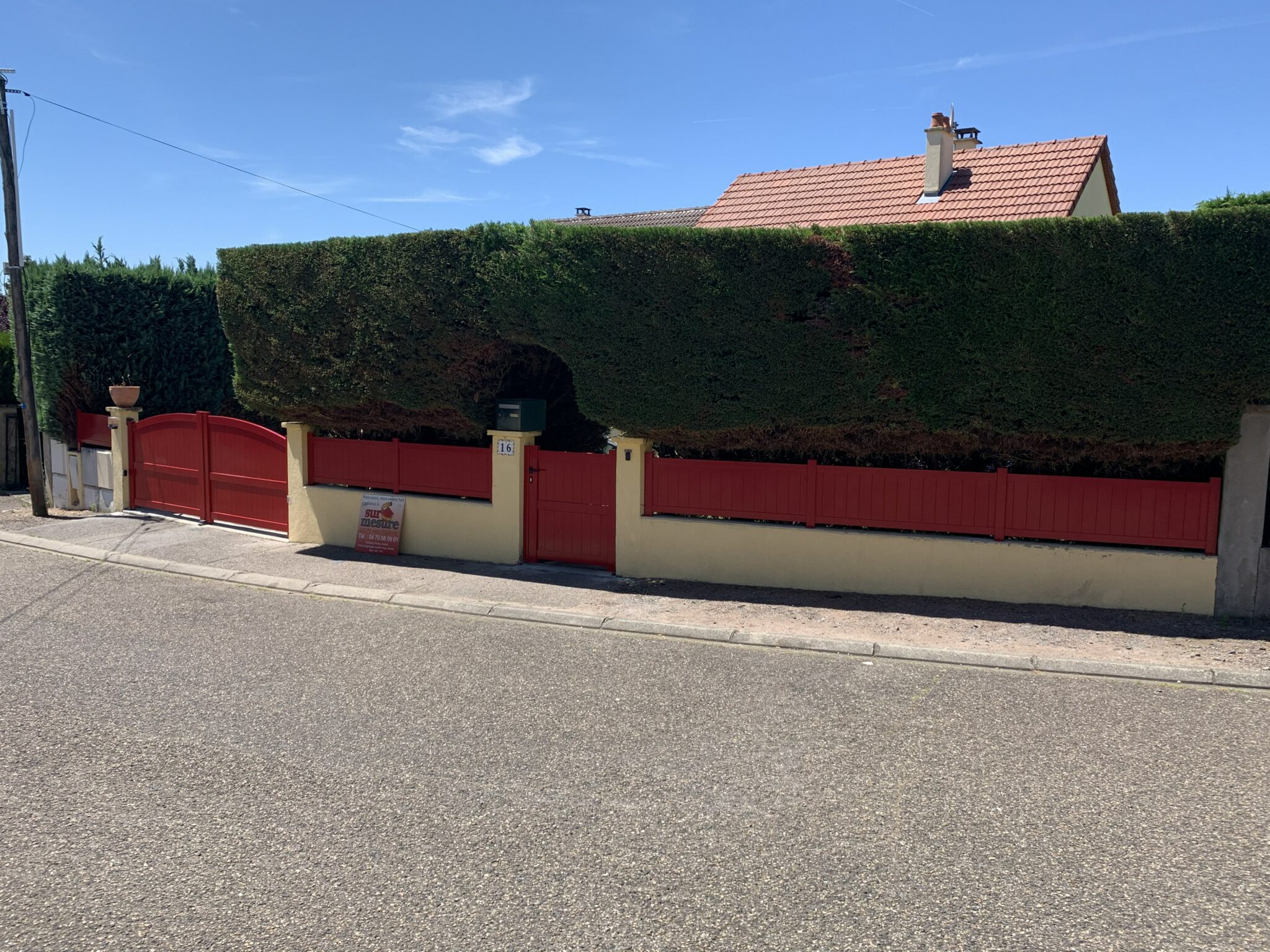 Portail et cloture en aluminium