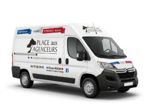 Camion d'installation de Place Aux Agenceurs